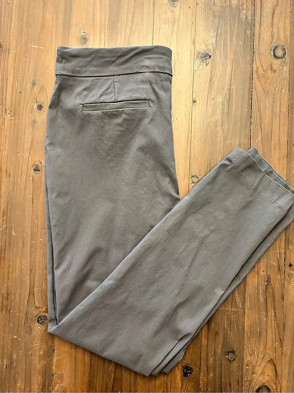 Rekucci Ease into Comfort Slim Leg Pants Graphite Size 12